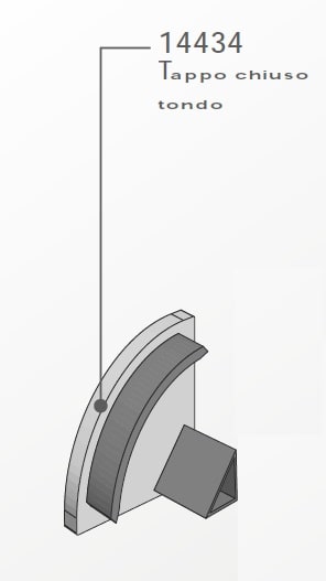 ELCOM SRL - EOW14434 TAPPO CH TONDO 1616 (PROFILO)