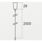 ELCOM SRL - EOW15080 KIT SOSP.2 CAVI 5634/D20 L=2500MM