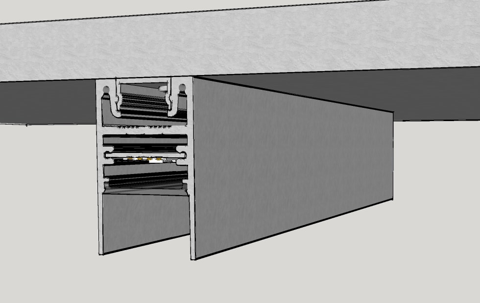 ELCOM SRL - EOW2743-O01L20 KIT 2743 OPALE BIANCO L=2000MM