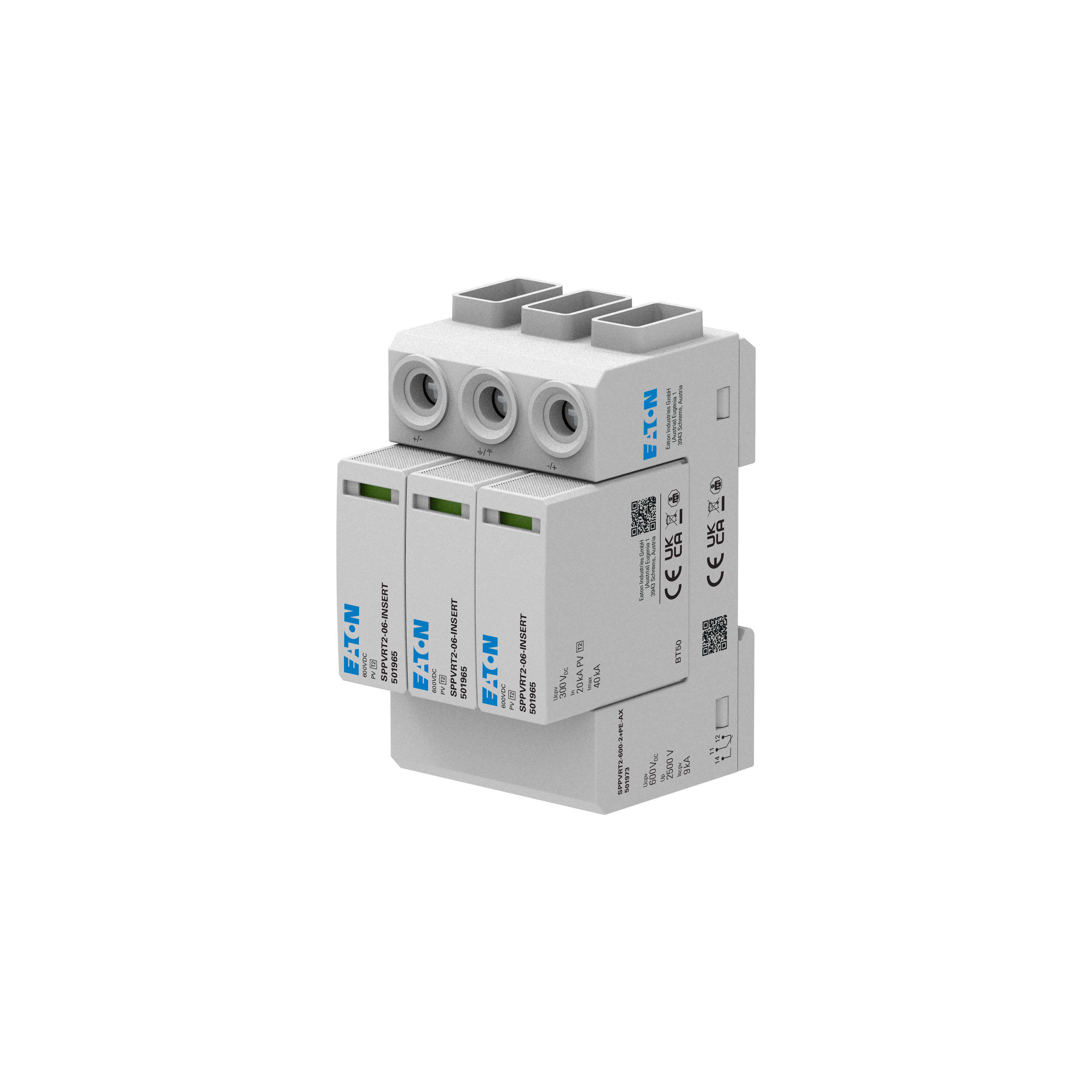 EATON - EAOEP-501972 SPPVRT2-600-2+PE SPD T2 600VDC