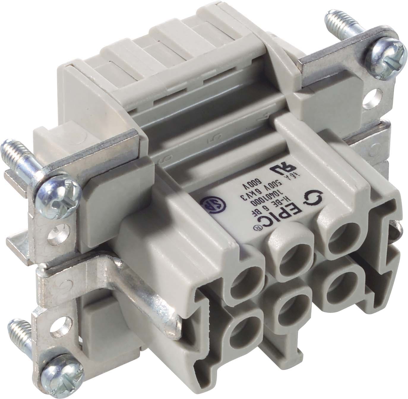 LAPP ITALIA SRL - LPP10401000 H-BE 6 BF FEMALE INSERT M.KLEMMFEDER