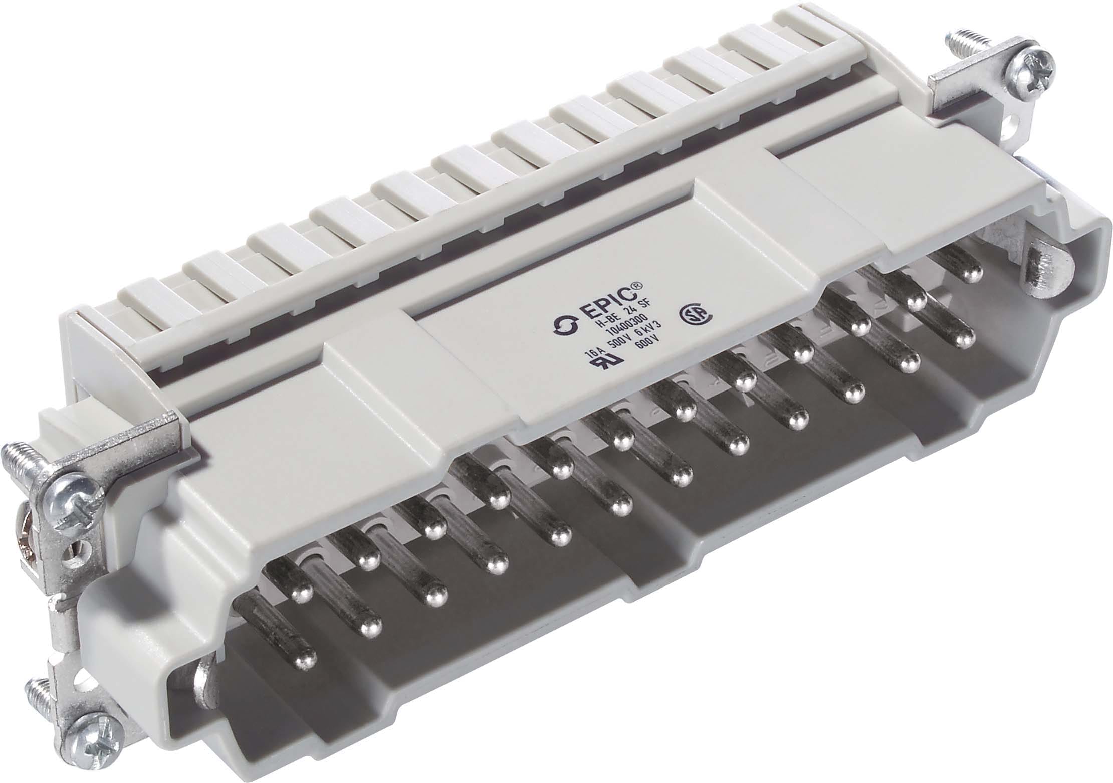 LAPP ITALIA SRL - LPP10400300 H-BE 24 SF MALE INSERT W. CLAMP SPRING