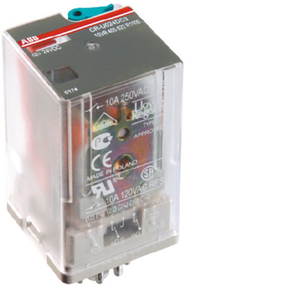 ABB SPA - ABBER 663 5 CR-U110DC3L AL.110VDC 3 C/O 250V/10A LED