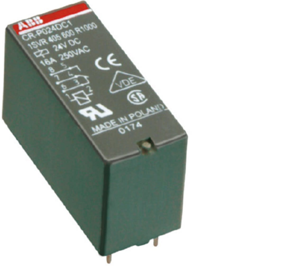 ABB SPA - ABBER 883 9 CR-P024DC2G REL? CONTATTI DORATI