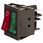 ELCART DISTRIBUTION - ERT040709200 DOPPIO INTERR. ROSSO/VERDE LUMIN