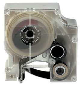 ELCART DISTRIBUTION - ERT070814200 NASTRO PER DYMO 12X7MM NERO/BIANC