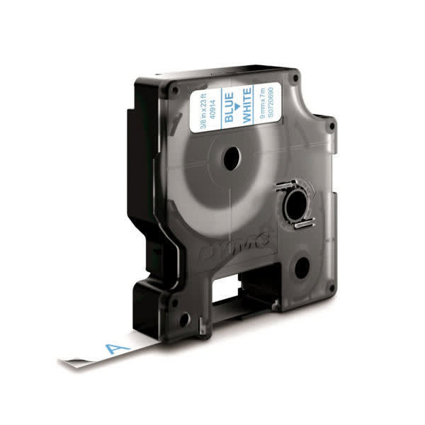 ELCART DISTRIBUTION - ERT079801600 NASTRO PER DYMO  9X7MM BLU/BIANCO
