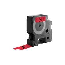 ELCART DISTRIBUTION - ERT079803200 NASTRO PER DYMO 24X7MM NERO/ROSSO