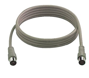 ELCART DISTRIBUTION - ERT120102000 CAVO ANTEN.TV SP9,5MM-PR9,5MM 2MT