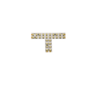 ELCART DISTRIBUTION - ERT191209500 4PZ CONN.T X STR.1200LED BI.CALDO