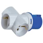 ELCART DISTRIBUTION - ERT280324000 ADATTATORE SPINA CEE/3 PR.SCHUKO