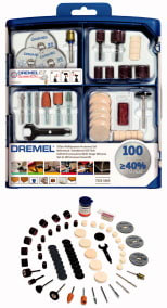 ELCART DISTRIBUTION - ERT289057100 723 DREMEL SET DA 100 ACCESSORI
