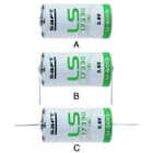 ELCART DISTRIBUTION - ERT302816000 P.LITIO SAFT 2/3A LS17330 3,6V