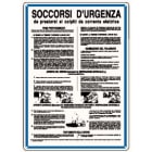ELCART DISTRIBUTION - ERT352050000 CARTELLO SOCCORSI D URGENZA