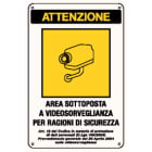 ELCART DISTRIBUTION - ERT352071100 CARTELLO AREA VIDEOSORVEGLIATA