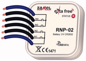 ELCART DISTRIBUTION - ERT360020400 TRASM.4CH INSCATOLATO A BATTERIA