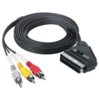 ELCART DISTRIBUTION - ERT450727900 CAV.1,5M 1 SCART 3 SP.RCA CON INT