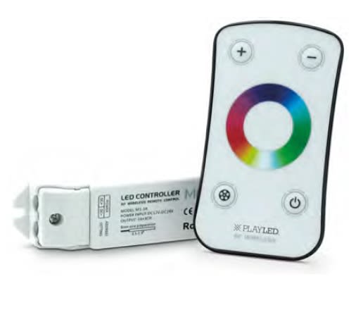 BOBOLI IN LUCE SRL - BBXAMPRGB AMPLIFICATORE DI SEGNALE RGB 12/24V DC 9