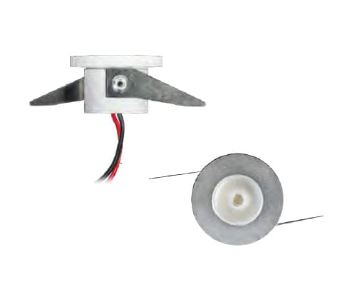 BOBOLI IN LUCE SRL - BBXDL2LSF PETIT TONDO 2W 230V ALLUMINIO SATINAT.60