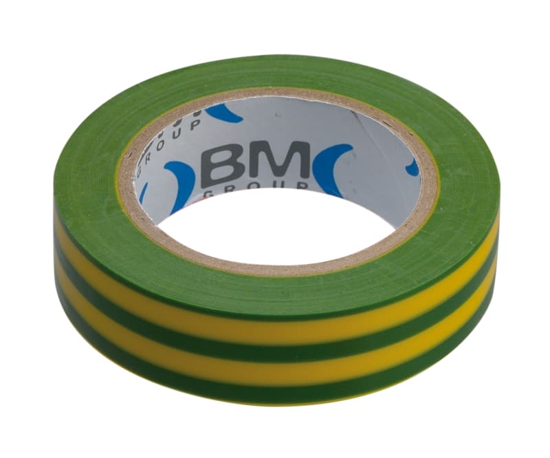 BM SPA - BMMESB1510GV NASTRO ISOL PVC SP.0,15 15mmX10M-GV