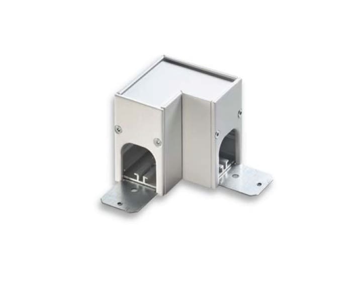 ESSE-CI SRL - ESC80AA05B BRIGHT GIUNTO DUE VIE 90° BIANCO