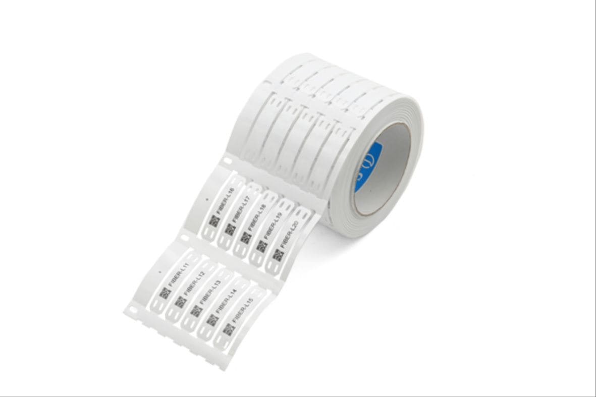 CEMBRE SPA - CEM44162-HF TARGH.ETF-ROLL HALOGEN FREE BLU 13X57 MM
