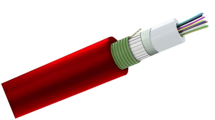 ANTIGONE - ETJSMSLSASHFR012B CAVO LOOSE ACC FR GUAINA LSZH ROSSA 12 O