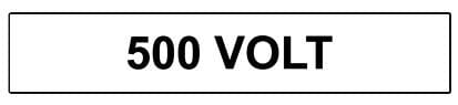 CABUR SRL - CBRETVIN121 CONF. 220PZ ET. 500VOLT 68X12MM