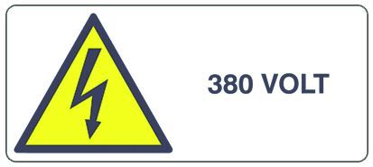 CABUR SRL - CBRETVIN126 CONF. 90PZ ET. 380VOLT+SEGN.70X30MM