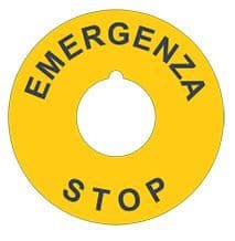 CABUR SRL - CBRETVIN161 CONF. 60PZ ET.TONDA X PULS.EMERGENZA D60