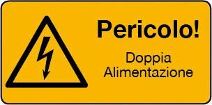 CABUR SRL - CBRETVIN165 CONF. 100 PZ PERICOLO!DOPP.ALIMENT.32X65