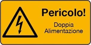 CABUR SRL - CBRETVIN165 CONF. 100 PZ PERICOLO!DOPP.ALIMENT.32X65