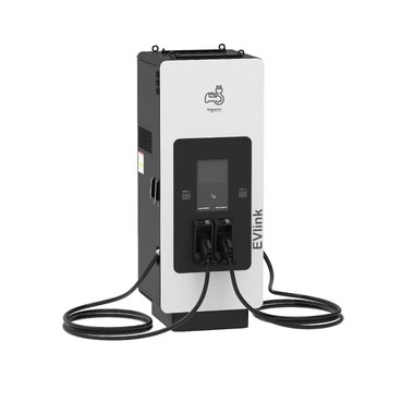 SCHNEIDER ELECTRIC - SNREVD1S150TBBC7 Stazione di ricarica rapida, EVlink Pro DC, 150 kW, connettori CCS2 + CCS2, cavo di 7m senza sistema di gestione cavi