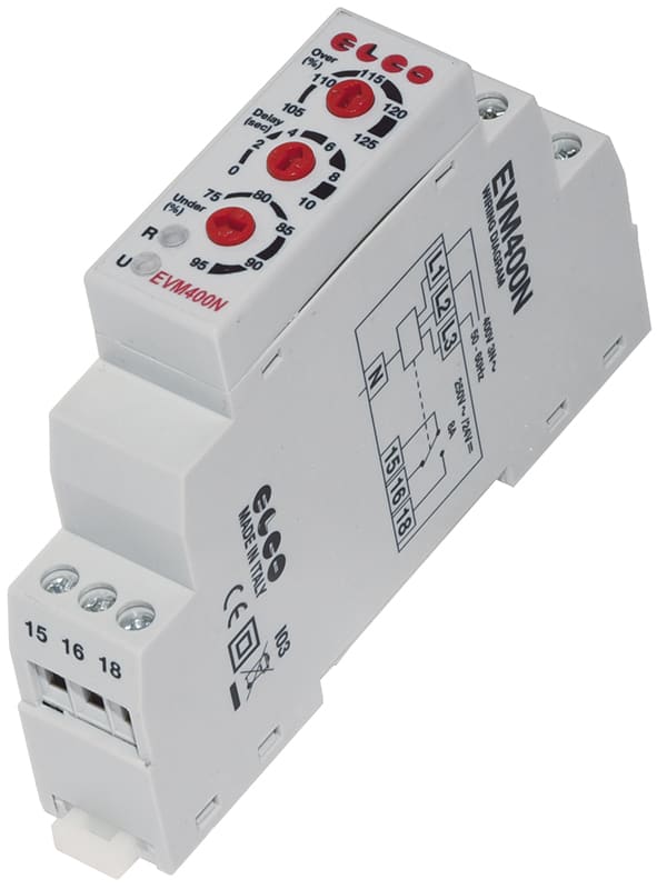 EL.CO. SRL - ECL660041 RELE DI MIN./MASS.TENS. MOD. EVM400N