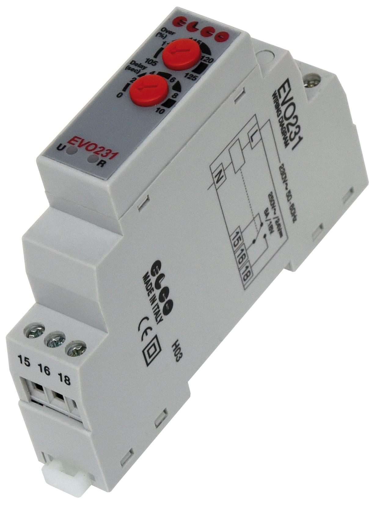 EL.CO. SRL - ECL660037 RELE  DI MASSIMA  TENSIONE MOD. EVO400