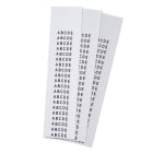 GRAFOPLAST SRL - GRAEVO0610W TARGHETTA PVC BIANCO 10X6MM 2200PZ