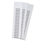 GRAFOPLAST SRL - GRAEVO0610W TARGHETTA PVC BIANCO 10X6MM 2200PZ