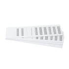 GRAFOPLAST SRL - GRAEVO0720W TARGHETTA PVC BIANCO 20X7 MM 1260 PZ