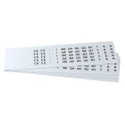 GRAFOPLAST SRL - GRAEVO1015W TARGHETTA PVC BIANCO 15X10MM 1080PZ