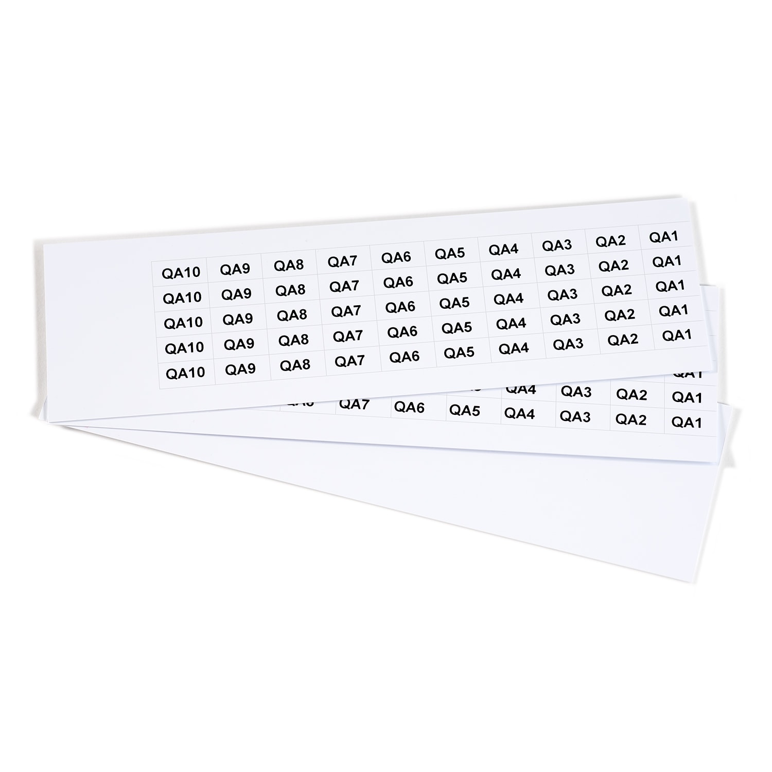 GRAFOPLAST SRL - GRAEVO1020W TARGHETTA PVC BIANCO 20X10MM 900PZ