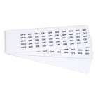 GRAFOPLAST SRL - GRAEVO1020W TARGHETTA PVC BIANCO 20X10MM 900PZ