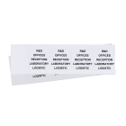 GRAFOPLAST SRL - GRAEVO1050W TARGHETTA PVC BIANCO 50X10MM 360PZ