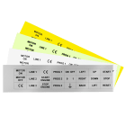 GRAFOPLAST SRL - GRAEVO1527Y TARGHETTA PVC GIALLO 27X15MM 264PZ