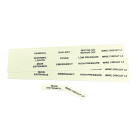 GRAFOPLAST SRL - GRAEVO1550PH TARGHETTA PVC FLUO 50X15MM 132PZ