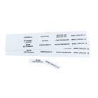 GRAFOPLAST SRL - GRAEVO1550WMC TARGH. PVC BIANCO X PORTATARGH.50X15 528