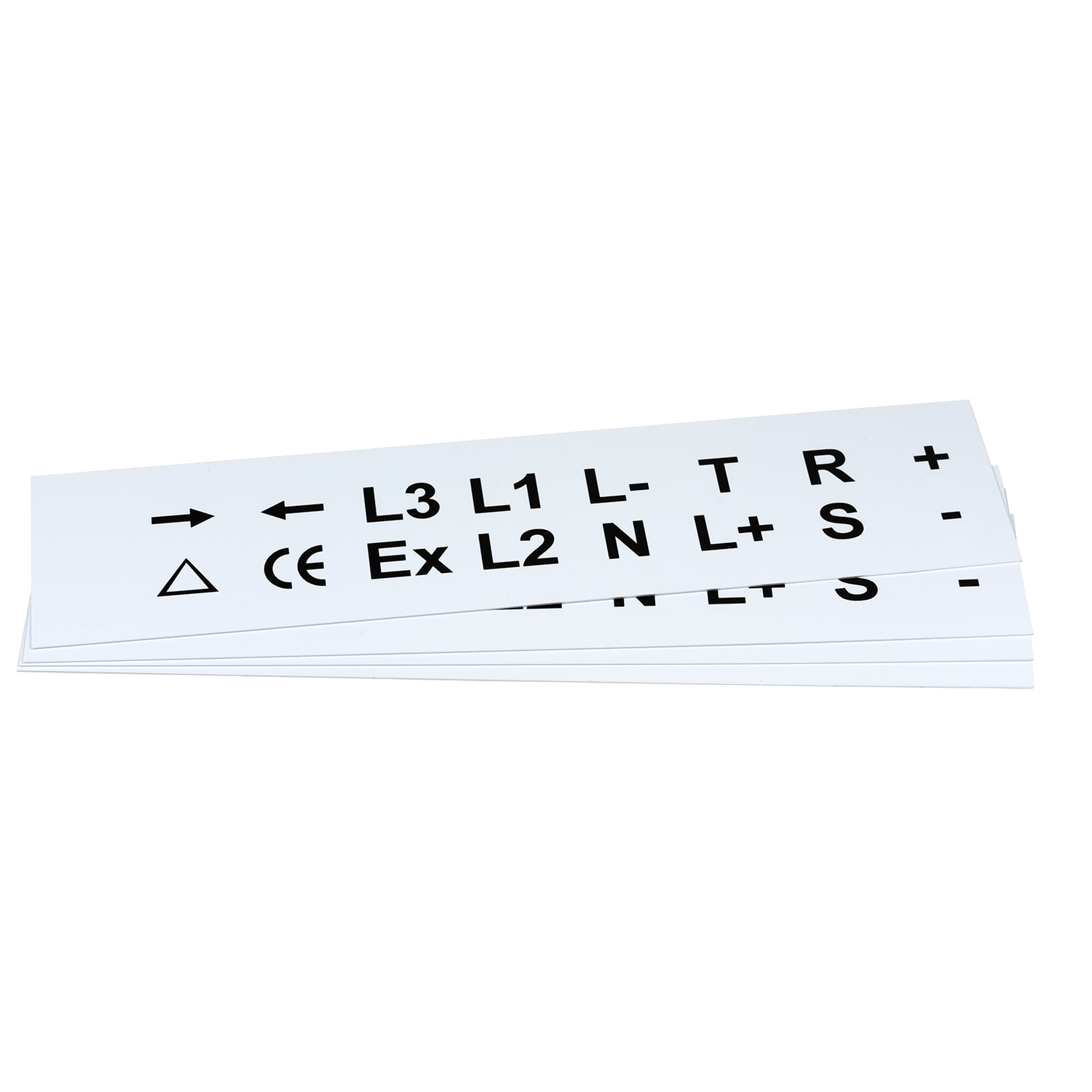 GRAFOPLAST SRL - GRAEVO42027W TARGHETTA PVC ADES BIANCO 27X20MM 352PZ