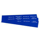GRAFOPLAST SRL - GRAEVO42050U TARGHETTA PVC ADES BLU 50X20MM 176PZ