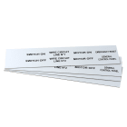 GRAFOPLAST SRL - GRAEVO2050W TARGHETTA PVC BIANCO 50X20MM 176PZ
