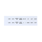GRAFOPLAST SRL - GRAEVO2727W TARGHETTA PVC BIANCO 27X27MM 288PZ