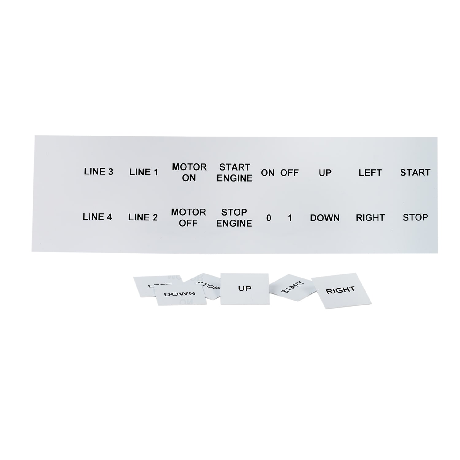 GRAFOPLAST SRL - GRAEVO42727W TARGHETTA PVC ADES BIANCO 27X27MM 288PZ